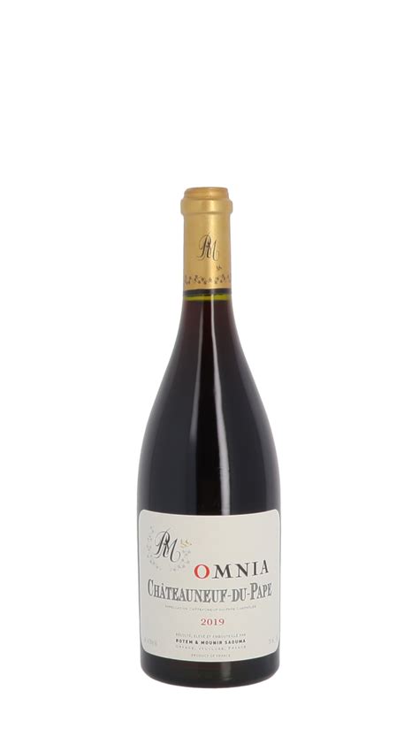 Rotem et Mounir Saouma Omnia 2019 Rouge Rhône Châteauneuf du Pape