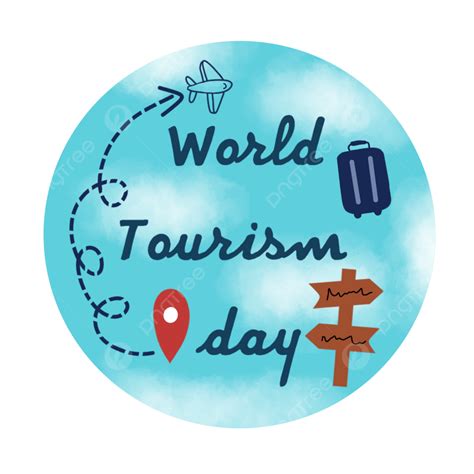 World Tourism Day Vector Png Images Hand Drawn World Tourism Day