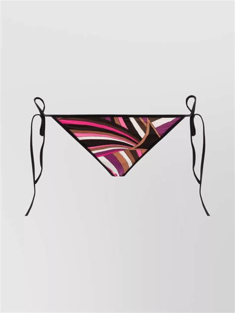 Pucci Bikini Bottom Printed Tie Sides The Fashion Square