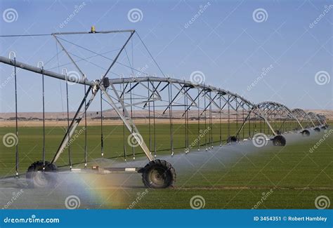 Field Irrigation System Stock Image Image Of Farm Farming 3454351