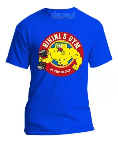 Playera Bob Esponja Bikinis Gym Todas Las Tallas Meses sin interés