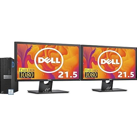 Amazon フルHD 2台液晶セットDELL デスクトップPC 3050又5040 SFF Core i5 6500 16GB