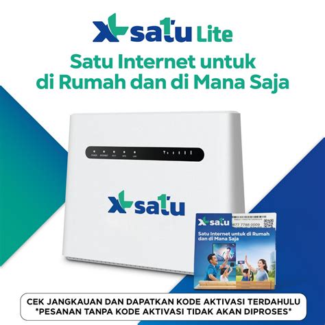 Jual Xl Satu Lite Internet Rumah Unlimited Kuota Hp Hingga Gb