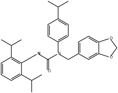 Urea N 1 3 Benzodioxol 5 Ylmethyl N 2 6 Bis 1 Methylethyl Phenyl