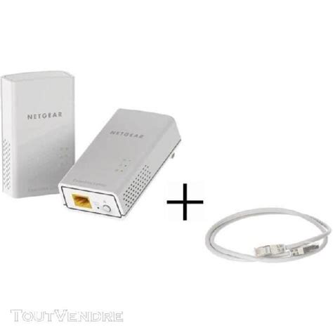 Pack Netgear 2 Adaptateurs Cpl 1000 Mbits Modele Pl 1000 En France