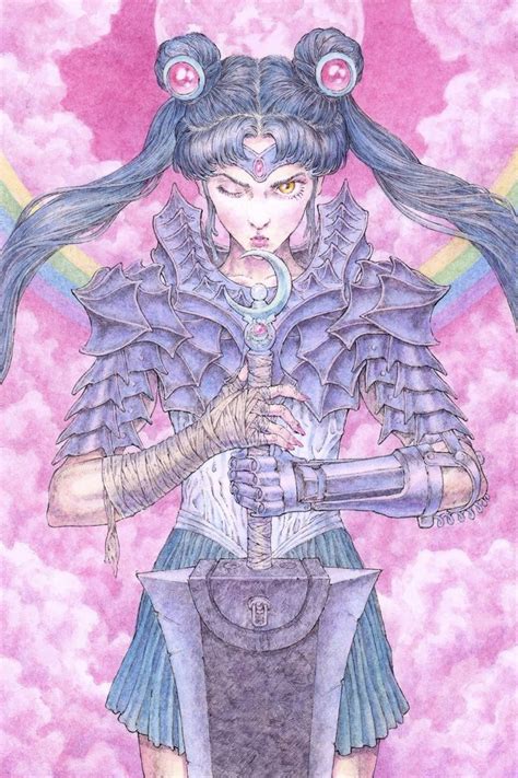 Sailor Moon As Guts From Berserk Manga Art Manga Anime Anime Art