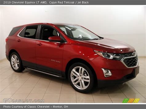 Cajun Red Tintcoat Chevrolet Equinox Lt Awd Jet Black Interior