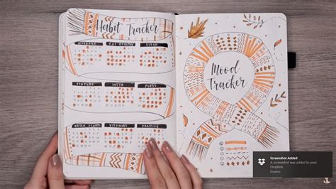 November Trackers Bullet Journal Inspiration Mood Tracker Habit Tracker