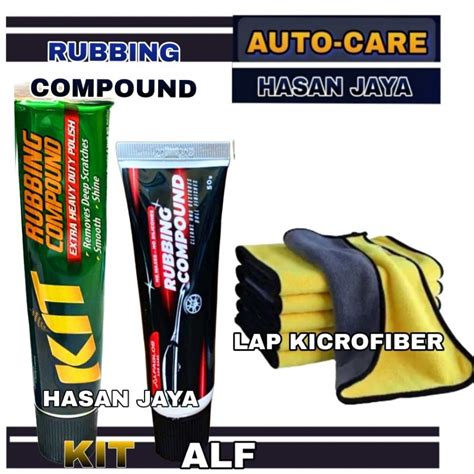 Jual Alf Rubbing Compound Kit Compound Gram Poles Magic Penghilang