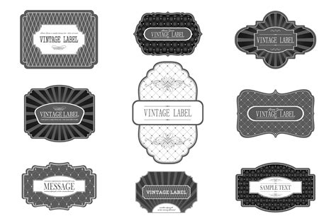 Vintage Label Pre Designed Vector Graphics ~ Creative Market