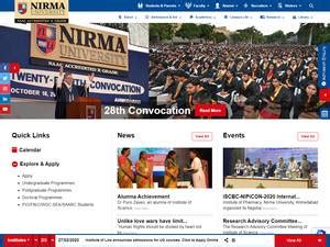 Nirma University Ranking