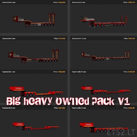 Big Heavy Owned Pack V1 1 39 ETS2 Mods