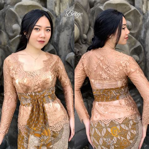 Jual Kebaya Bali Jadi Brokat Semi Prancis Shopee Indonesia