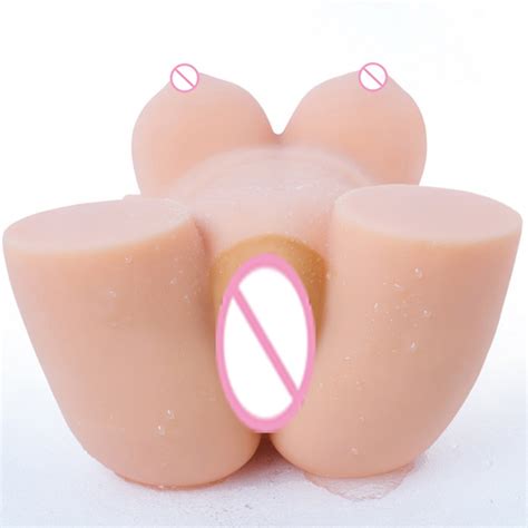 Lifelike Silicone Pussy Big Ass Butt Half Body Sex Toy Masturbator Sex Doll Lifelike Silicone