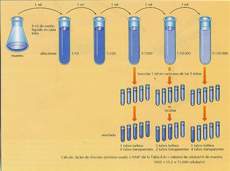 Microbiología Número más probable NMP