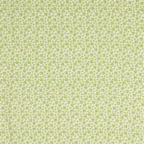 Coton Double Gaze Mousseline Tissu Matière Marguerites Herbe Vert eBay