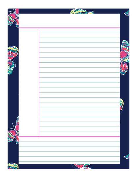 Notes Printable Page