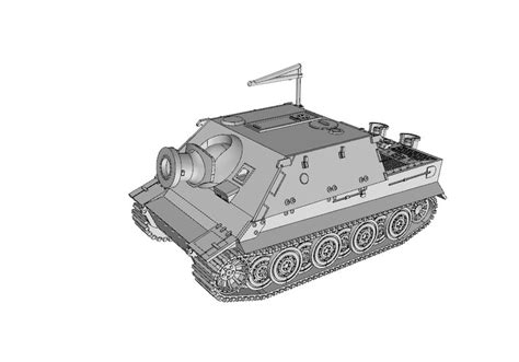 Sturmtiger - German Army - 28mm Scale - Bolt Action - wargame3d