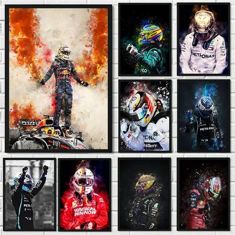 P Ster De Graffiti F Racer F Rmula Campe N Del Mundo Lewis Hamilton