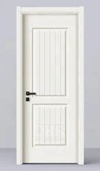 Polished White Pvc Bathroom Door Design Pattern Plain At Rs