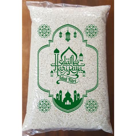 Jual Plastik Beras Zakat Fitrah 3Kg Plastik Beras Untuk Ramadhan