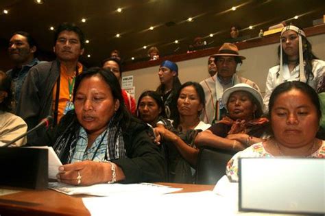 Mujeres Ind Genas Piden A La Onu Nombrar A Chirapaq Org Pe