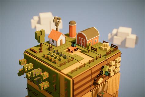 Low Poly Farm Environment Package 3D Environments Unity Asset Store