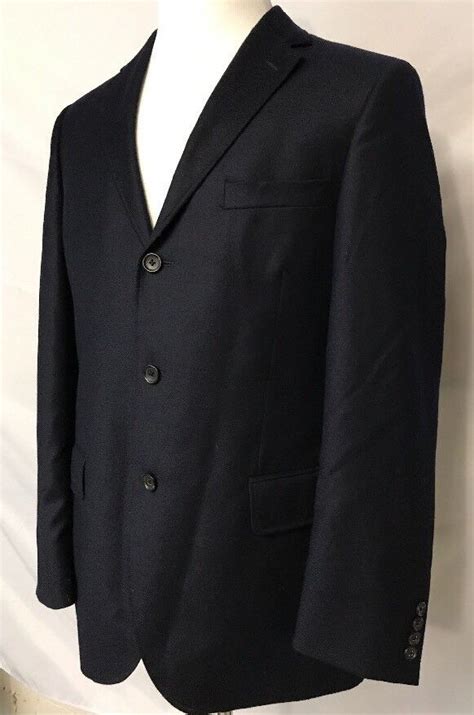 JCREW Legacy Sportcoat Men S Navy Blue 40R 100 Wool Gem