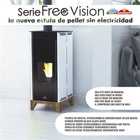 Estufa De Pellet Sin Electricidad Free Bronpi Kw Tecnicas Del Agua Ces