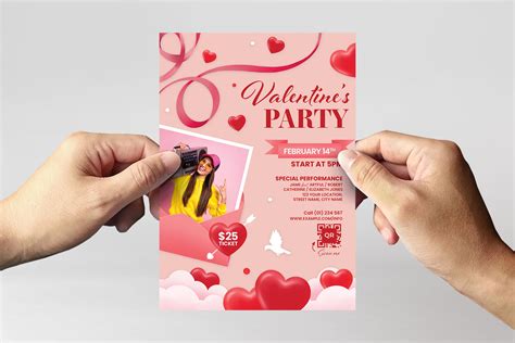 Valentines Day Flyer Template Psd Brandpacks