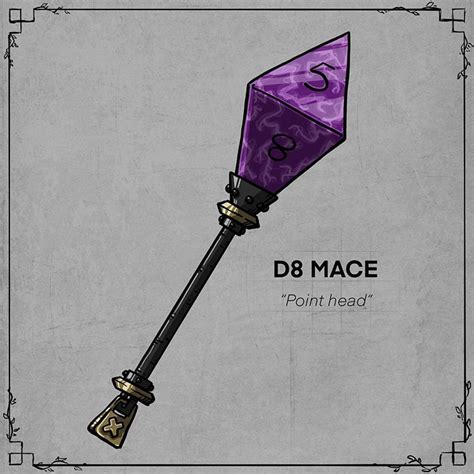 Dungeon Therapy on Instagram: “⚔️ D8 Mace “Point head” Very Rare ...