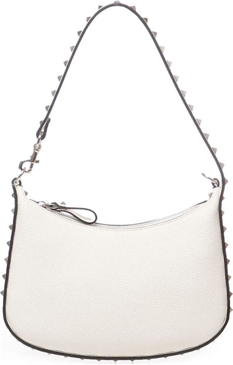 Valentino Garavani Rockstud Mini Hobo Bag In Calfskin ShopStyle