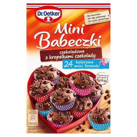 Dr Oetker Mini Babeczki Czekoladowe Z Kropelkami Czekolady 245 G E