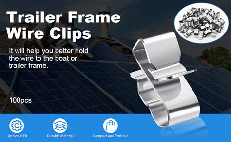 Amazon Altivox Trailer Frame Wire Clips Solar Panel Wire Clips