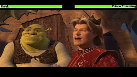 Shrek The Third 2007 Final Battle With Healthbars Youtube