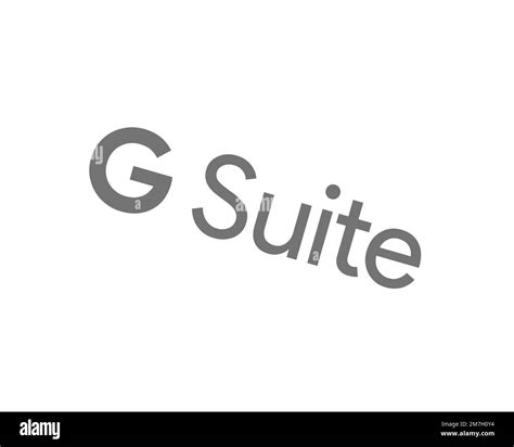 G Suite Rotated Logo White Background B Stock Photo Alamy