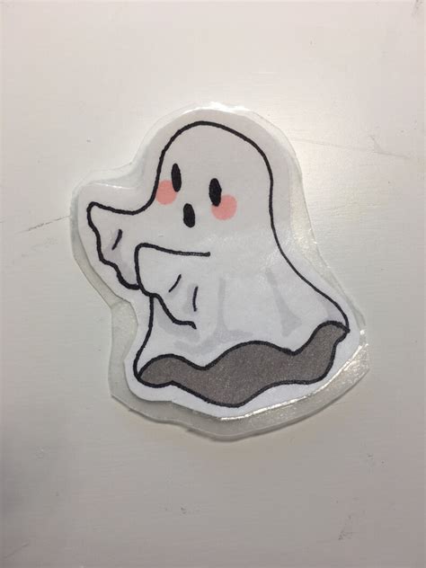 Cute Halloween Ghost Sticker Etsy