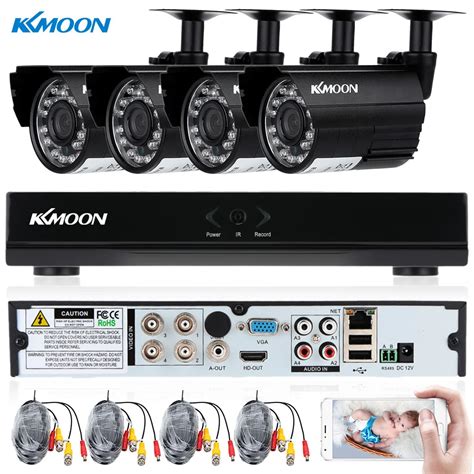 Aliexpress Buy Kkmoon Ahd Camera Outdoor Kit N P Ch Dvr