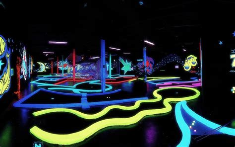 glow in the dark mini golf | Indoor mini golf, Mini golf, Glow in the dark