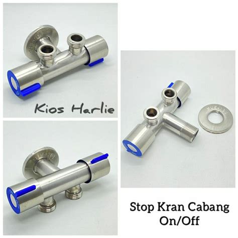 Jual Stop Kran Stop Kran Cabang Dua Stop Kran Stainless Di Lapak Kios