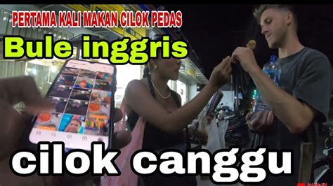 PERTAMA KALI BULE INGGRIS MAKAN CILOK PENASARAN CILOK Masmuza