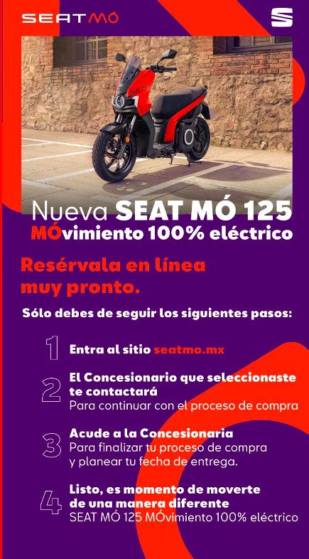 Seat M Escooter Llega A M Xico Precio Y Especificaciones