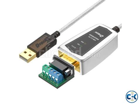 Dtech Usb To Rs Rs Serial Port Adapter Cable With Ftdi Clickbd