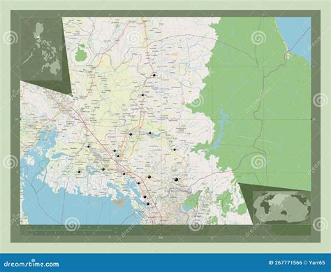 Bulacan Philippines Osm Major Cities Stock Illustration