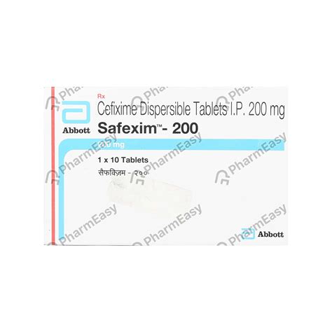 Safexim 200mg Tab 10 S Uses Side Effects Dosage Composition