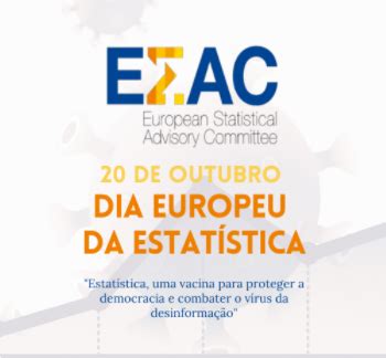 O Dia Europeu da Estatística comemora se no dia 20 de outubro