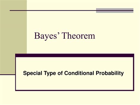 Ppt Bayes Theorem Powerpoint Presentation Free Download Id544441