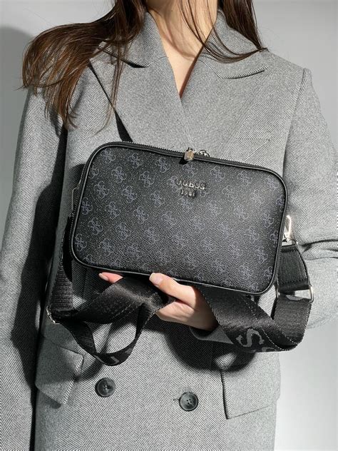 Купить Женская сумка Guess Crossbody Harmonic черная . Женская большая ...