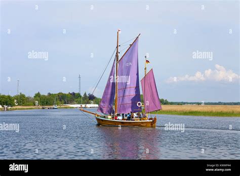 Zeesenboot A Traditional Wooden Sailing Boat At Zingster Strom Zingst