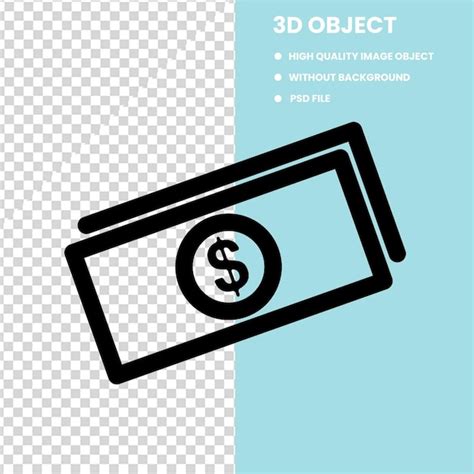 Premium Psd Flying Dollars Set Paper Craft Art Of A Dollar Bill One